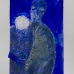 Blaue Hand