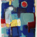 o.T. Blau