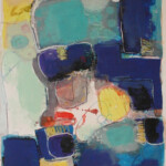 o.T Blau
