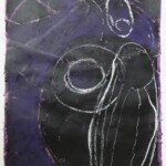 Gefäße mit violett